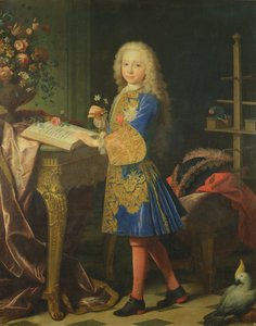 Karel III (1716-88) als Kind, 1725-35 door Jean Ranc